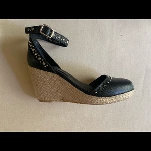 Leather Studded Espadrilles